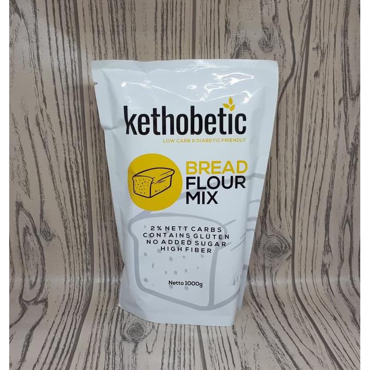 

Sale!! Ketobetic Bread Flour Mix / Tepung Keto Untuk Roti Low Carb 1Kg Terbaru