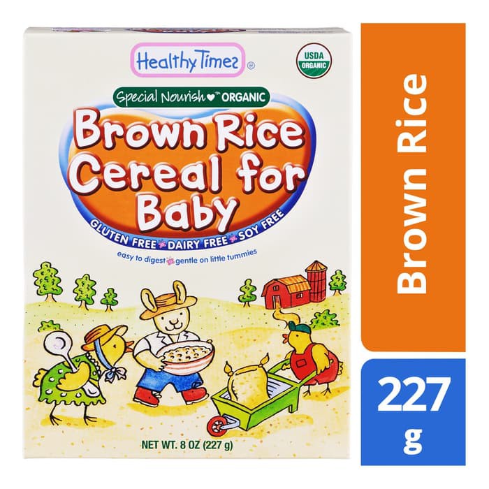 

#HANDCARRY Healthy Times Organic Baby Cereal Brown Rice 227g - UFOHCR3197