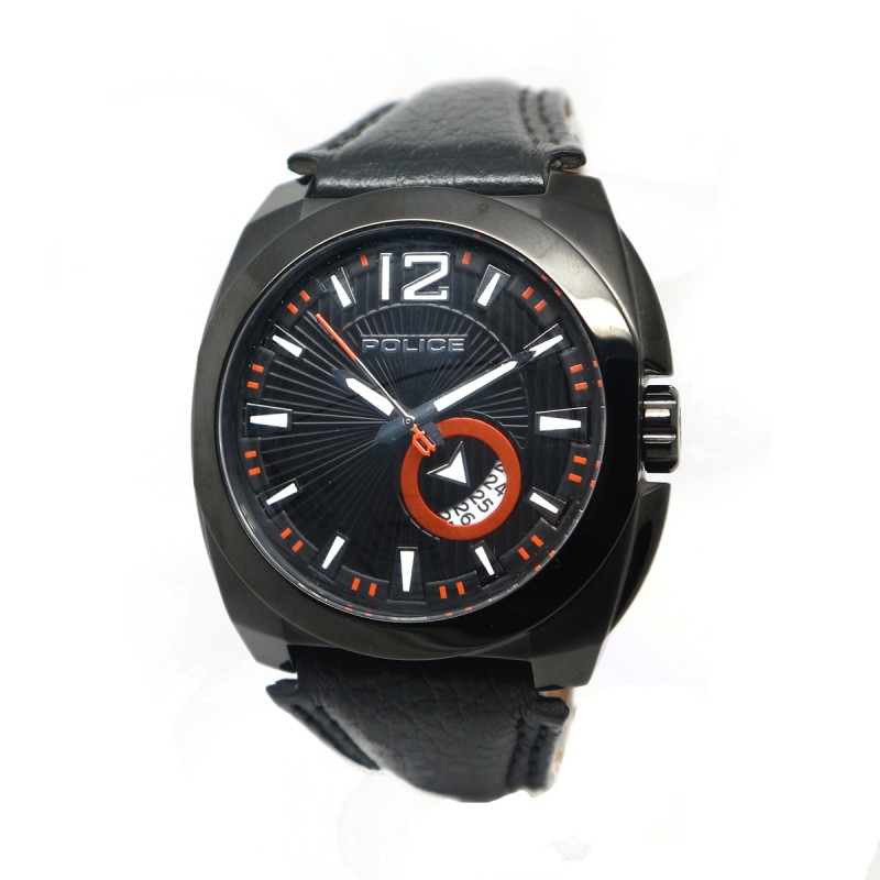 JAM TANGAN POLICE 13969J Jam Tangan Pria - Black Orange