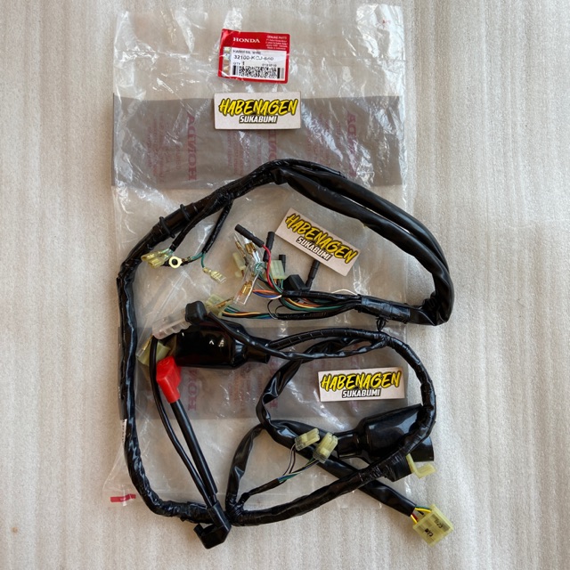 kabel bodi body honda tiger revo tirev barong wire harness  versi lampu bulat ORI AHM ORIGINAL