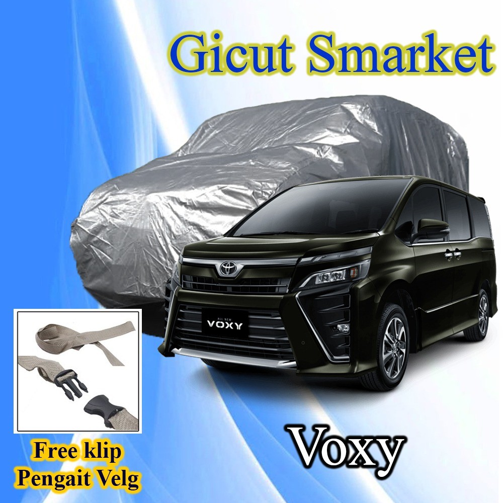 selimut sarung cover body mobil toyota voxy free pengikat ban