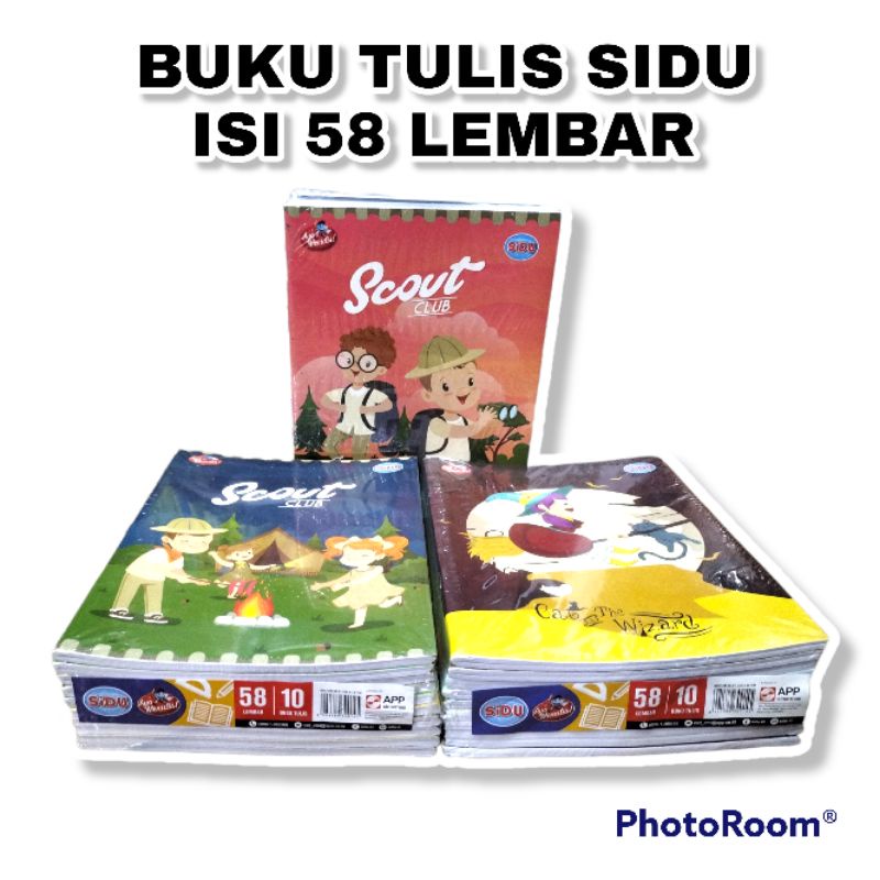 

Buku tulis SIDU isi 58 lembar.