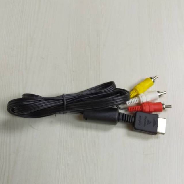 KABEL AV PS1 PS2 PS3 1.8 METER KABEL RCA PS2 PS3