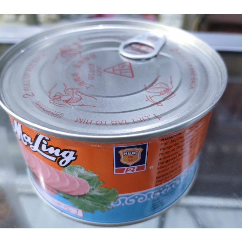 Daging Ham MaLing TTS Canned Pork Luncheon Meat 397 gr