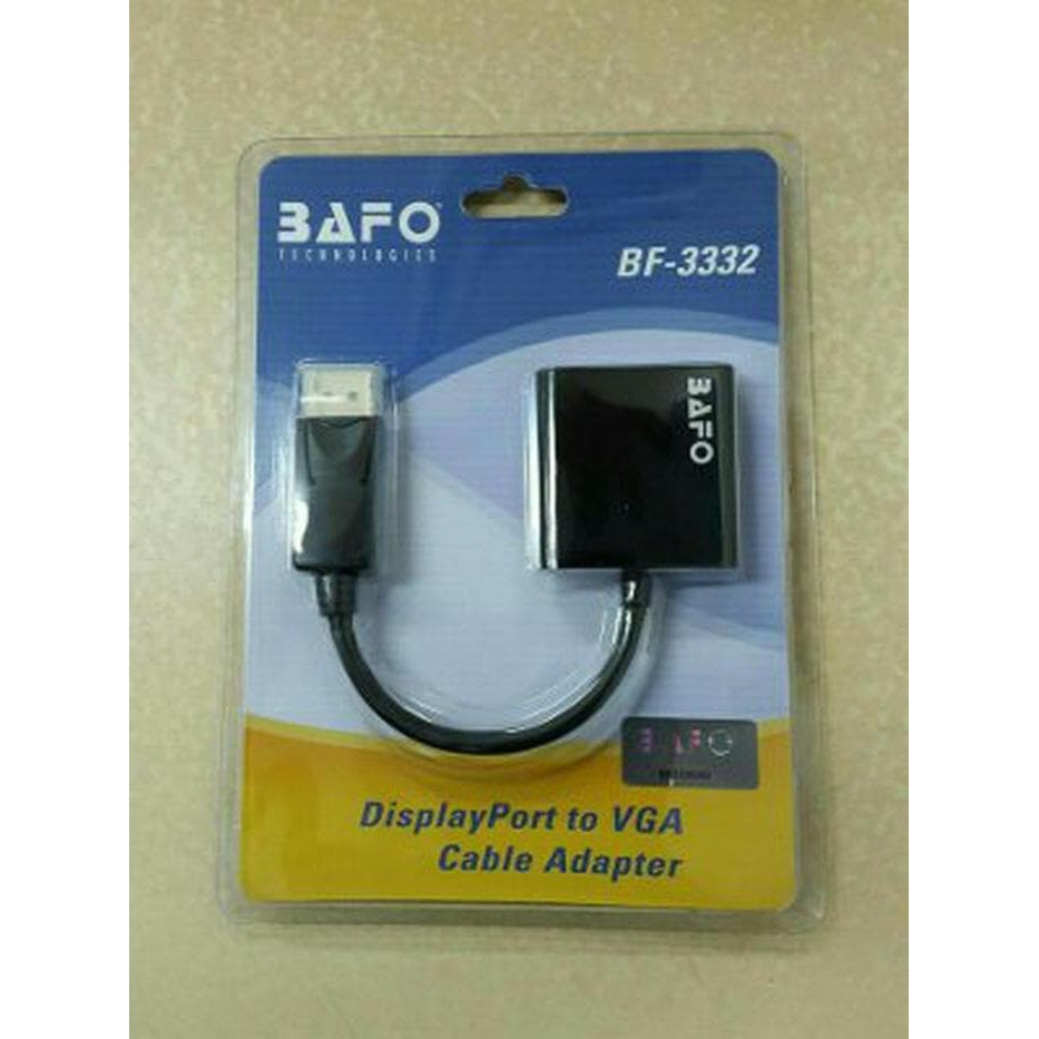 Bafo DisplayPort to VGA Adapter BF-3332 laptop