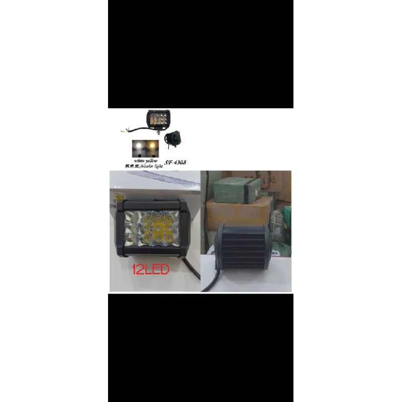 lampu tembak sorot LED spot CWL 12 mata/ 12 titik 2mode 2warna