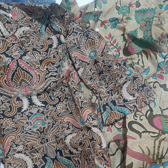 Atasan Batik Dolby Dolbi Dobby Doby Tenun Sutra Tulis Halus Katun Atbm Baron ,sarombit Atasan