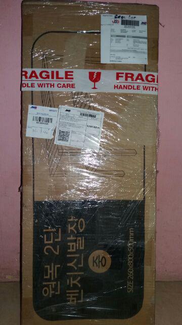 Rak Serbaguna 2 Susun Bahan Solid Wood Medium