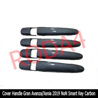 Cover Handle Pegangan Pintu Grand New Avanza Xenia 2019 Non Smart Key CARBON