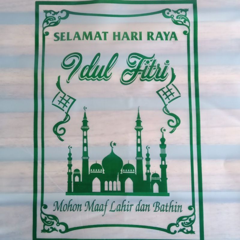 Plastik Kemasan Beras Zakat Fitrah Idul Fitri 2,5-5kg Sablon