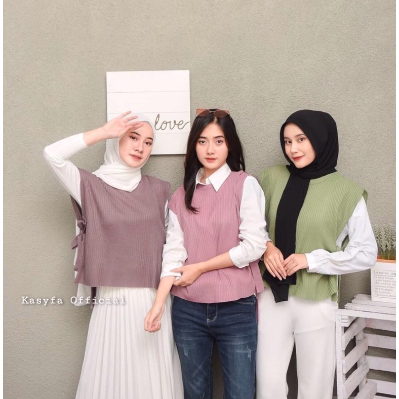 ILLO VEST ROMPI RAJUT TALI // OUTER RAJUT