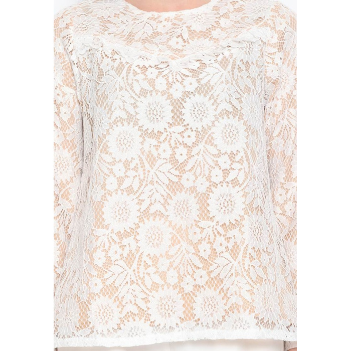 Blouse Brukat - Lace Blouse - Blouse Wanita VOERIN Alamanda Lace Blouse