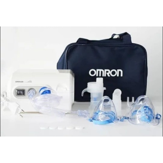 OMRON Mesin Uap Untuk Batuk Pilek Bayi Alat Pernapasan  Anak dan Dewasa Inhalasi Nebulizer NE-C28