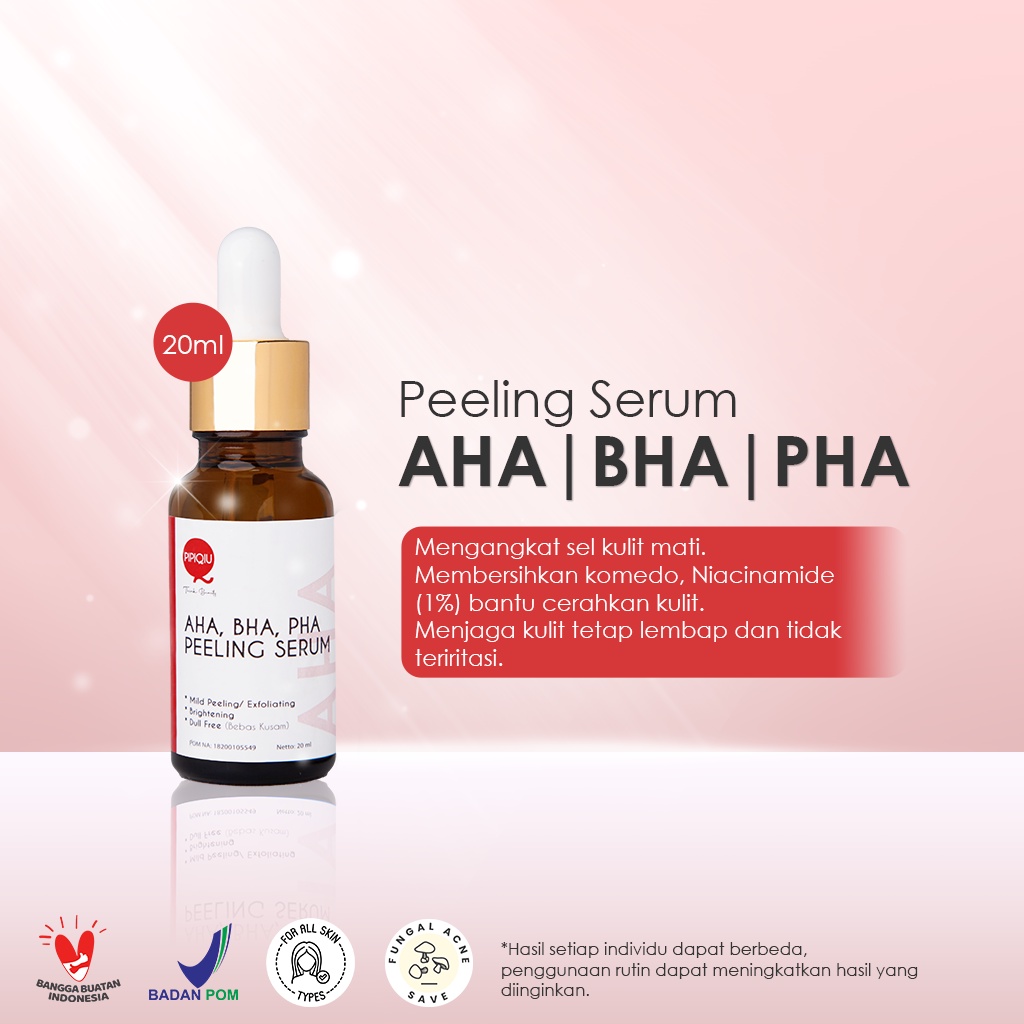 𝐑𝐀𝐃𝐘𝐒𝐀 - PIPIQIU Peeling Solution Serum AHA BHA PHA 20ml