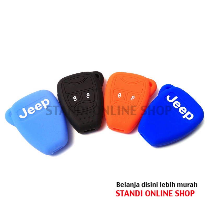 Kondom Kunci Silikon Remote Keyshirt JEEP WRANGLER