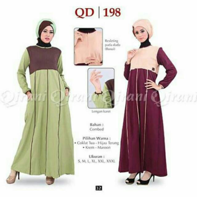 Gamis Qirani Qd 188 Shopee Indonesia