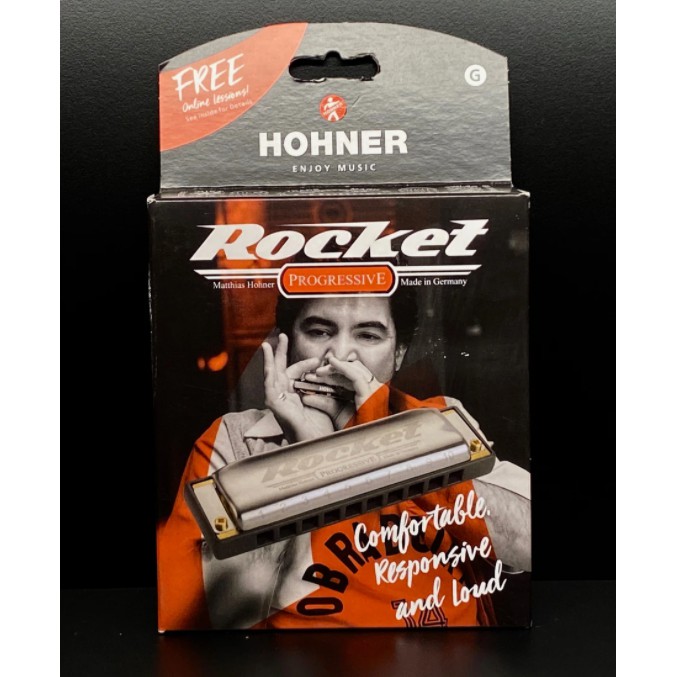 Harmonika Harmonica Hohner Rocket Progressive 10 Hole Original