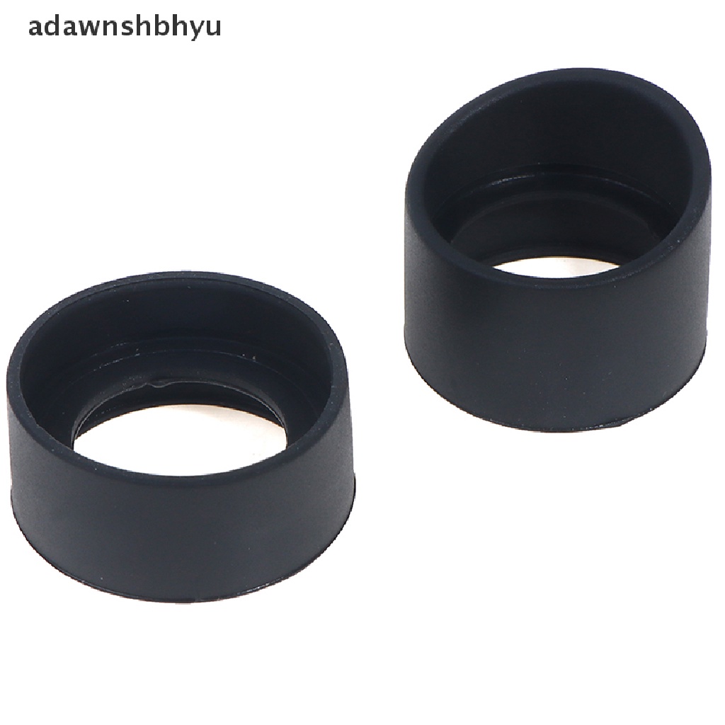 Adawnshbhyu 2PCS Karet Penutup Lensa Mata Eyeguards Pelindung Mata Perlindungan Mikroskop Stereo