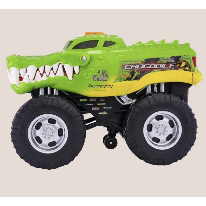 Nikko Toys Road Rippers Light and Sound Wheelie Monsters - Crocodile