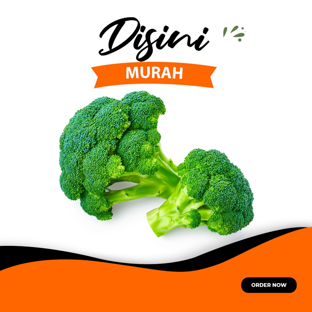 Brokoli hijau segar 1kg