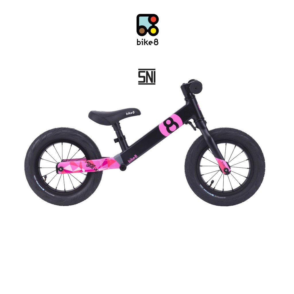 pink push bike