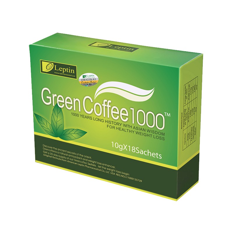 

New GREEN COFFEE 1000 LEPTIN ORIGINAL / KOPI DIET LANGSING