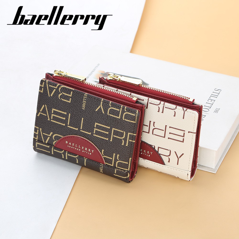 BAELLERRY DR076 Dompet Wanita Kecil Bahan Kulit PU Leather Premium WATCHKITE WKOS