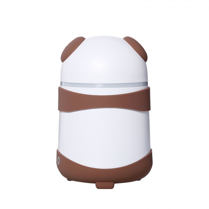 PANDA Aroma Diffuser Ultrasonic Humidifier Dual Nozzle 150ml Brown