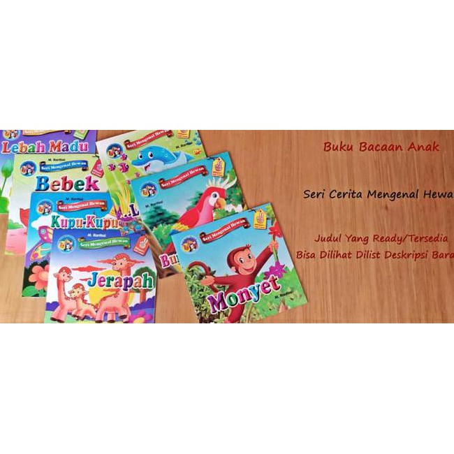BUKU CERITA / DONGENG ANAK BERGAMBAR SERI MENGENAL HEWAN KODE 331