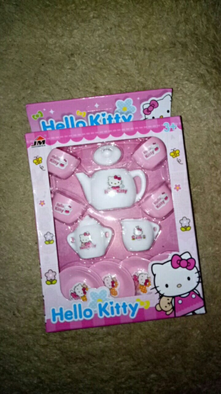 Mainan Anak Set Cangkir Teko Wh090 Karakter Mini