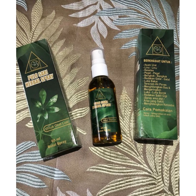 PULO SARI SPRAY MINYAK HERBAL 60ml 100% Original