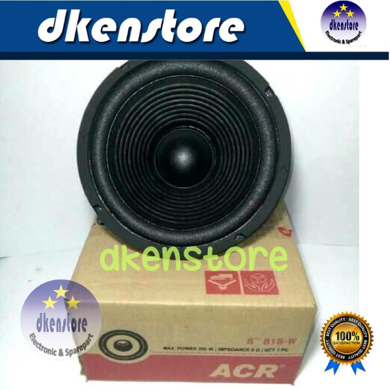 Speaker woofer ACR 8in 818W 8 inch