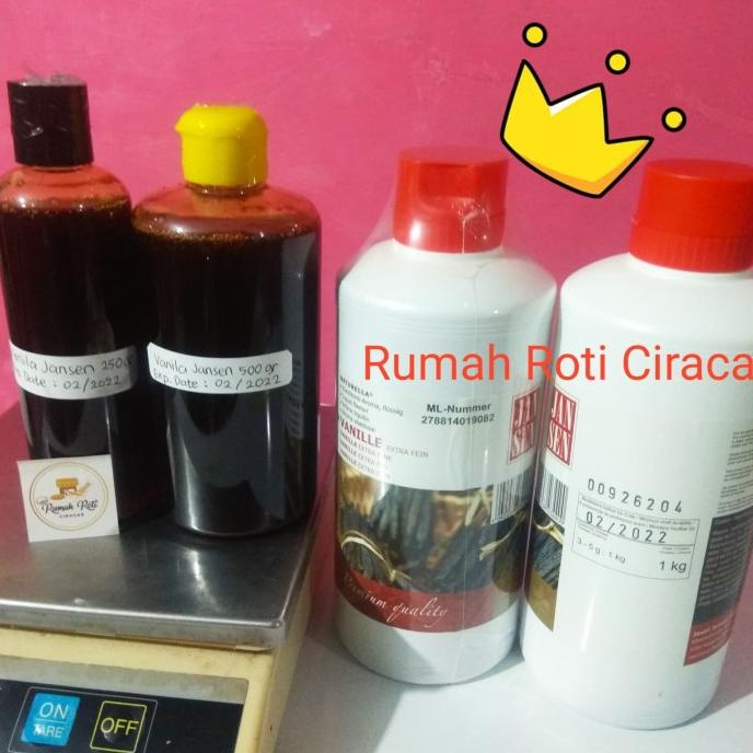 

[COD] VANILA JANSEN EXTRACT 250 GR BOTOL PERASA VANILLA VANILI KUE CAKE [COD]