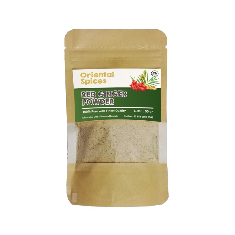 

Premium Extrak Biang Jahe Merah TANPA GULA Bubuk | 50gr Semesta Rempah