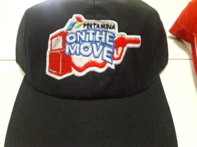 Topi SPBU Pertamina Pasti Pas dan On The Move