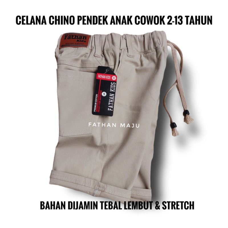 Celana Chino 7/8 anak 3-14 tahun Celana Pendek anak laki-laki