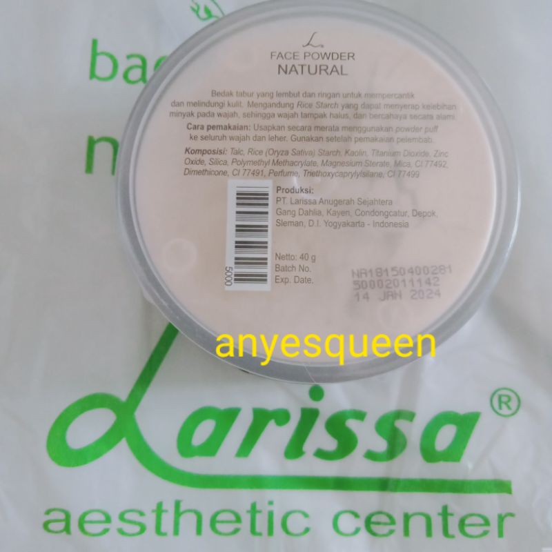 Larissa skincare Face Powder Natural