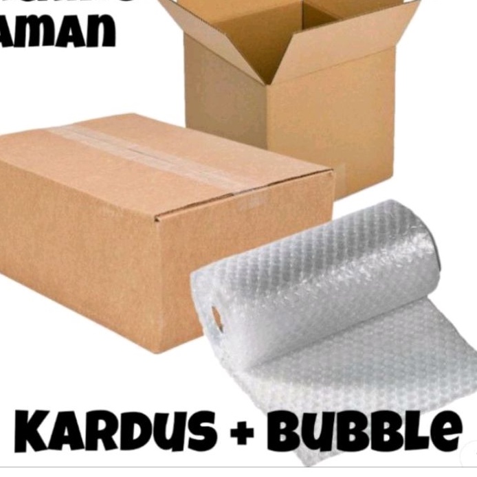 

Tambahan Packing Produk Kardus dan Buble Wrap