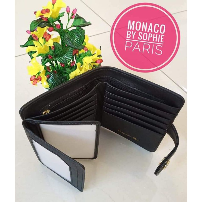 Dompet Monaco Sophie Martin Dompet Cewek Dompet Kartu Dompet Kulit Dompet Mini Dompet Import