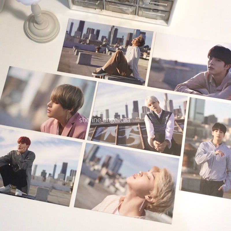 postcard photocard bts dicon