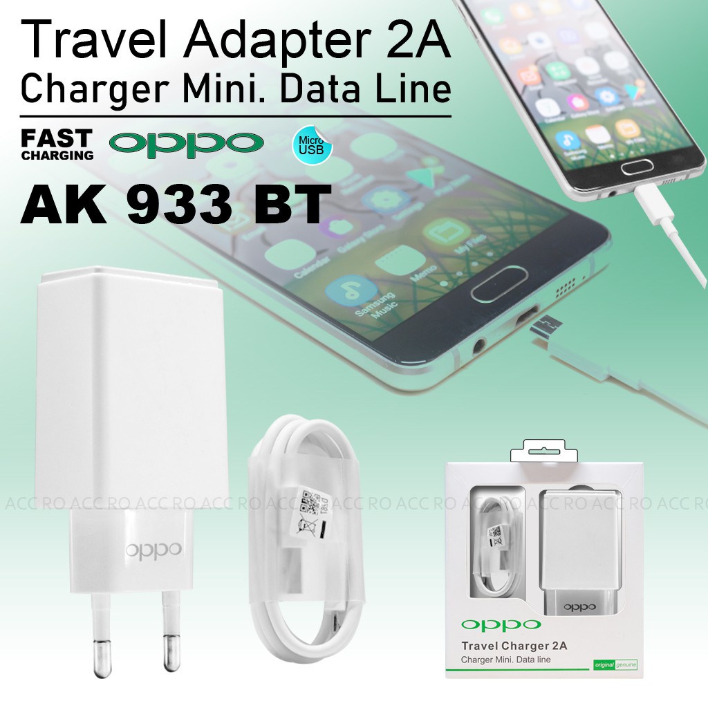 [RO ACC] ORI99 AK933 Oppo Travel Charger Casan Original For OPPO DEVICE MICRO