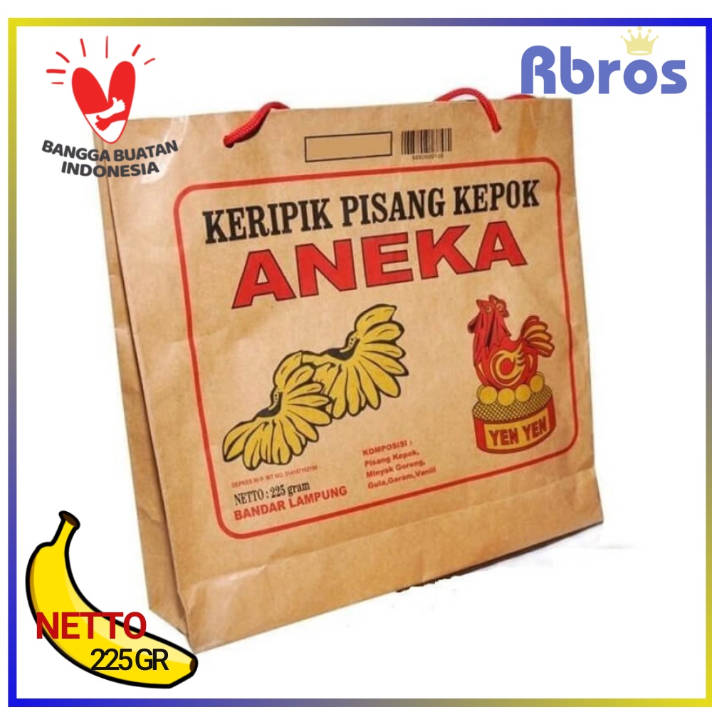 

ANEKA Keripik Pisang Aneka Asli Original Kembang Kemasan 225 gr CLEARANCE SALE PRODUK HAMPIR EXPIRED 5000 SAJA