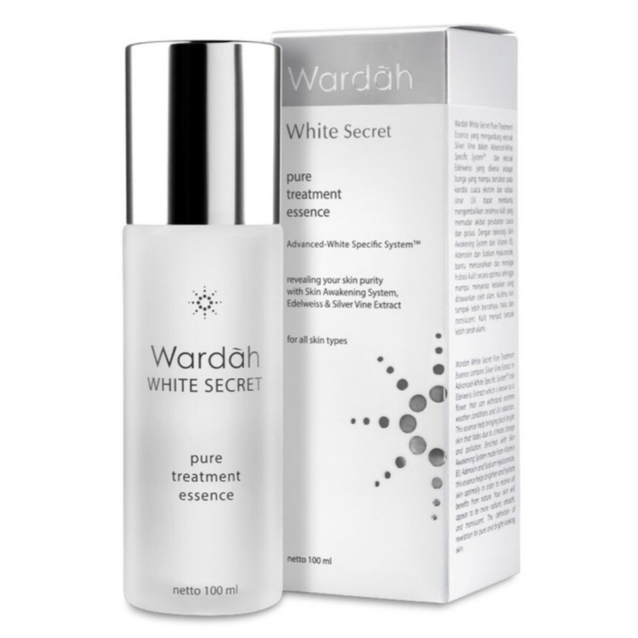 BISA COD!!Wardah White Secret Pure Treatment Essence 100 ml - Hydrating Toner Mencerahkan