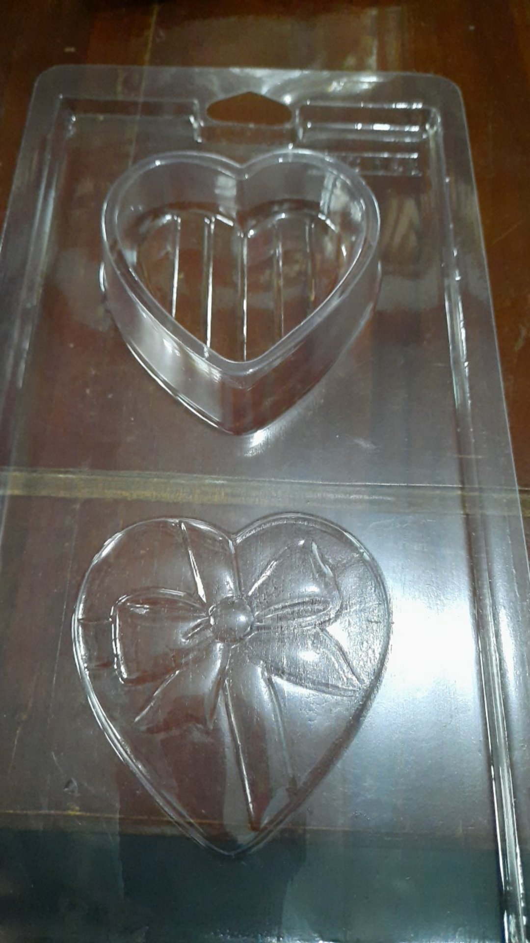 Cetakan Coklat/puding Model Box Kotak Bentuk Hati Valentine / Ttc 148 Gieshop