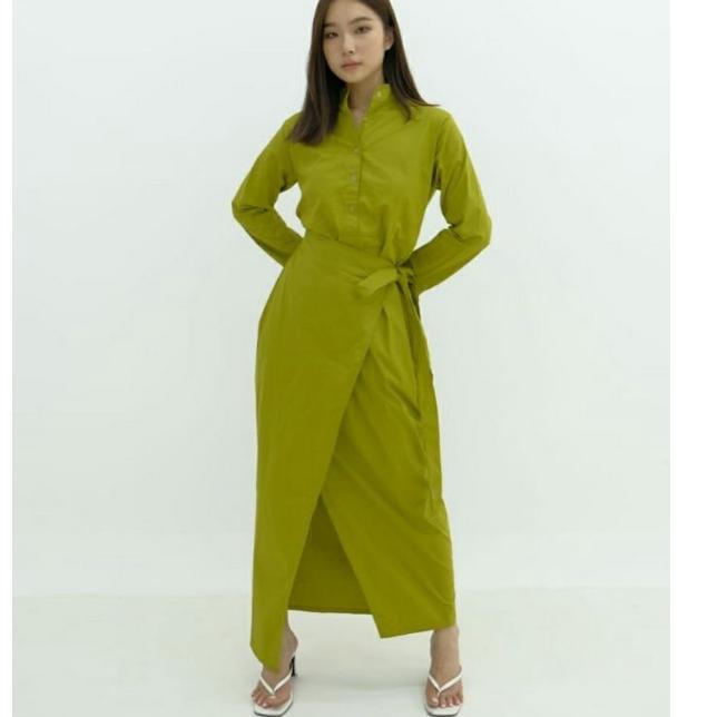 Koleksi Terbaru.. Kode A358 Woori Wrap Dress Lilit (baju muslim)