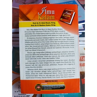 Jual Buku ILMU KALAM Edisi Revisi | Prof. Dr. H. Abdul Rozak, M.Ag ...