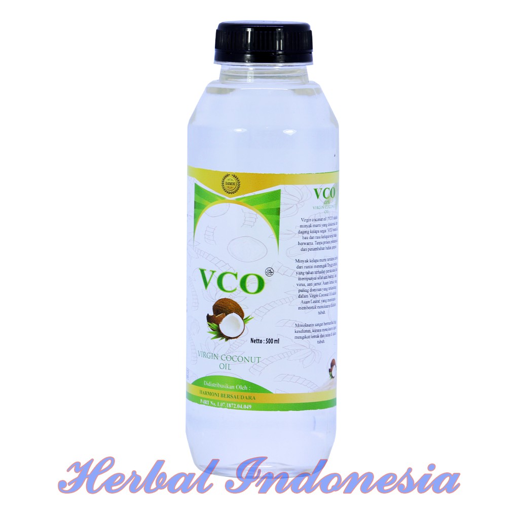 VCO Harmoni Virgin Coconut oil 500ML|Minyak Kelapa Murni ASLI 100%