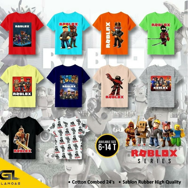 Baju Kaos Anak Laki-laki ROBLOX series 6-14y