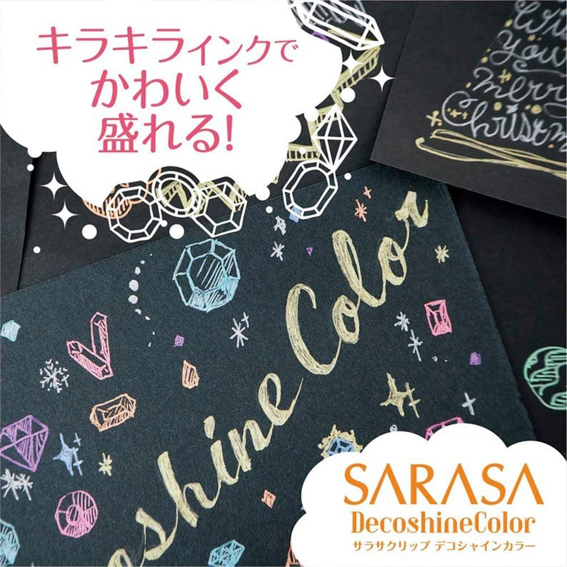 Zebra Sarasa Pulpen Gel Decoshine Color Series 0.5mm / Deco Shine Color Ballpoint Warna Lucu Unik-3