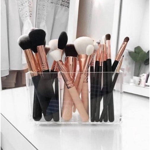 Acrylic Brush Holder | Tempat Brush Akrilik Make Up Organizer Acrylic